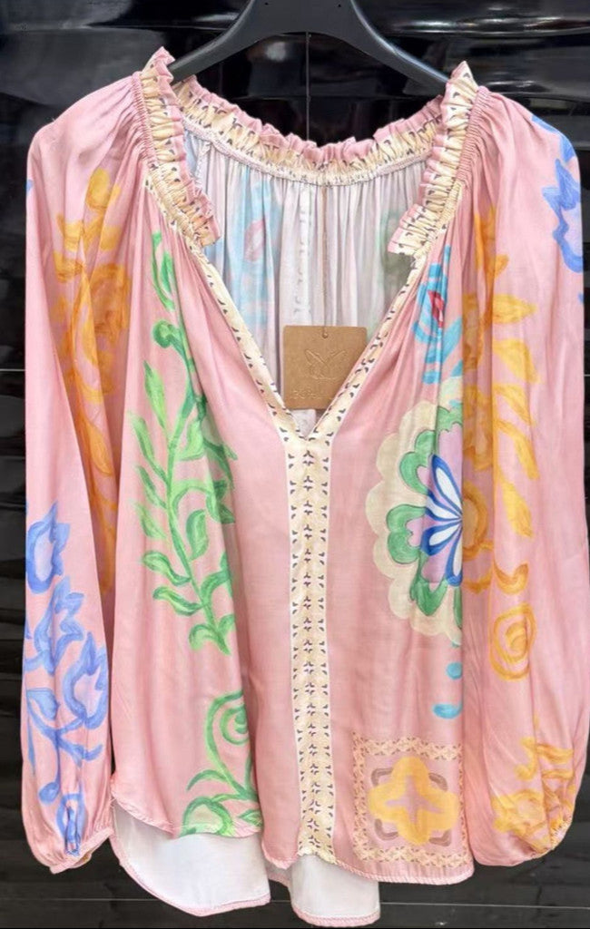 Boho Love B1262 bluse multi