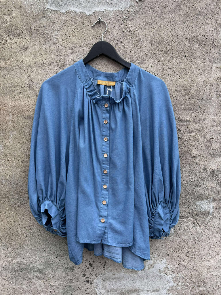 Boho Love 5760 shirt denim blue