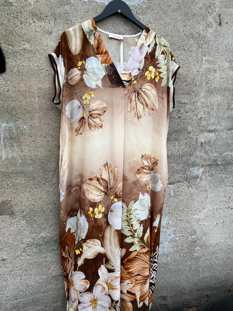 LECOCO 34806 Crista kjole brown