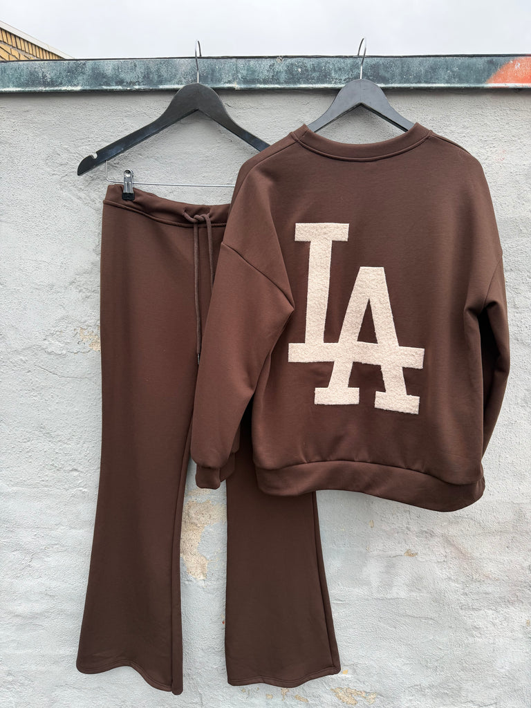 By Engbork  LA sweat bluse + buks brown