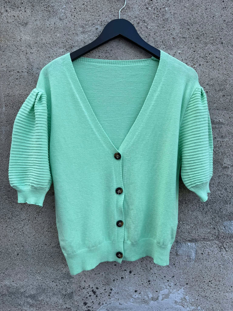 By Engbork Selda cardigan SS mint