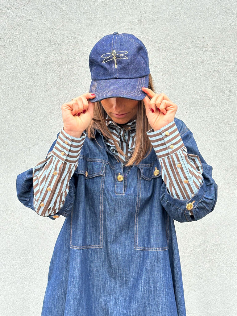 Gaspar 2507720 Rio denim dress dark