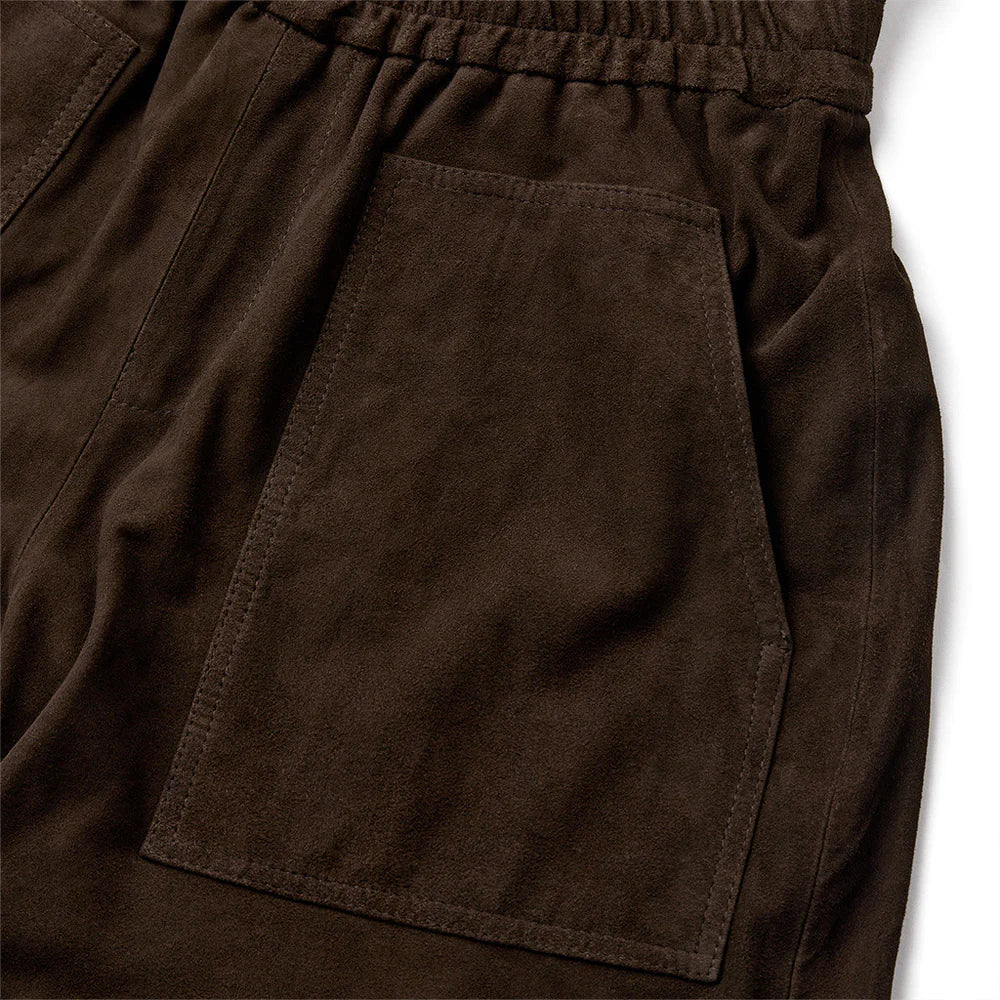 Depeche 51420 Hanna suede shorts dusty brown