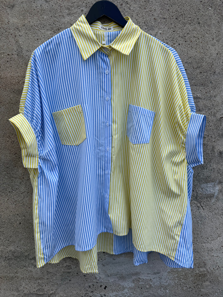 Kaha striped shirt stripe blue