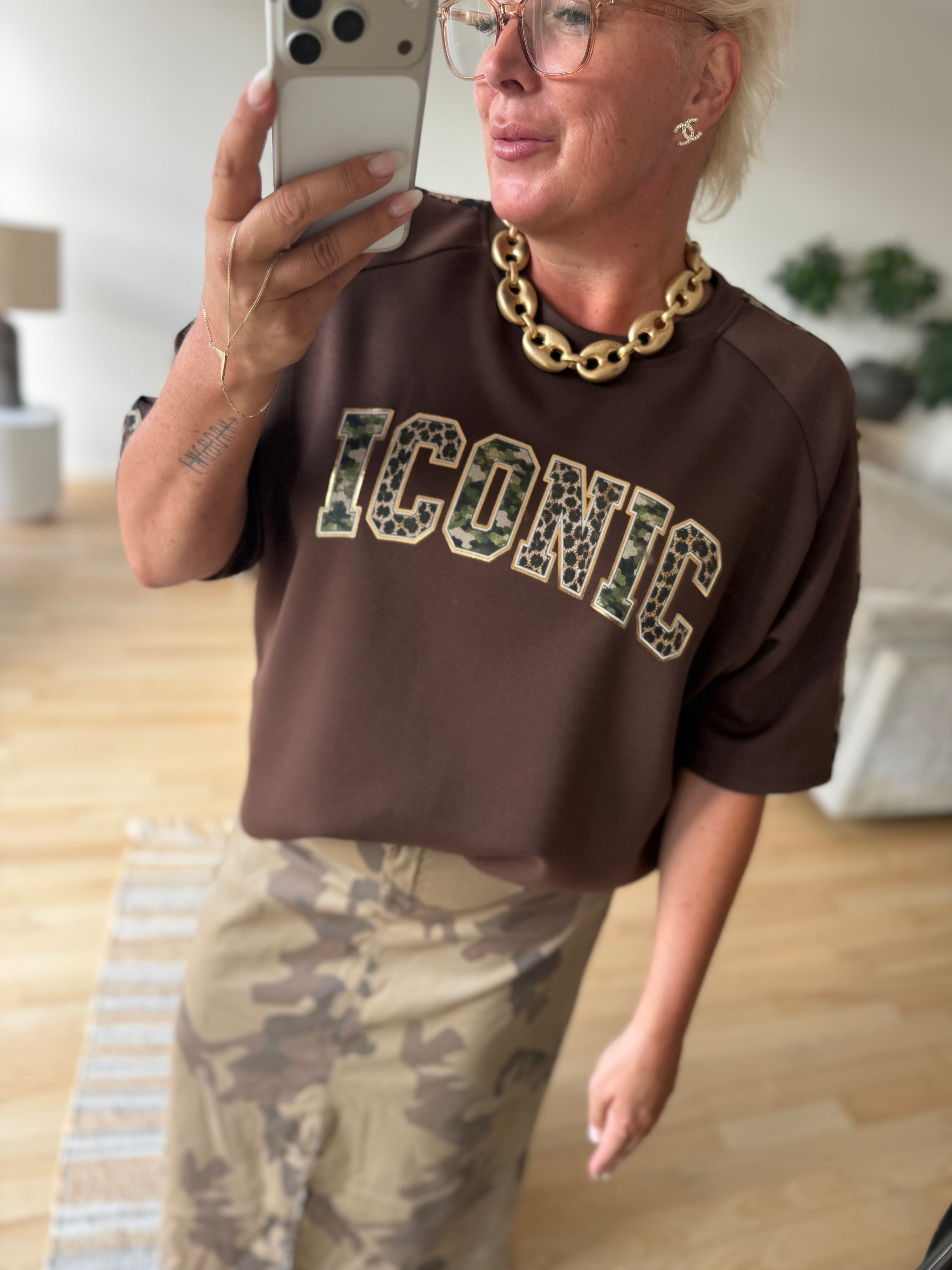 Iconic blouse brown