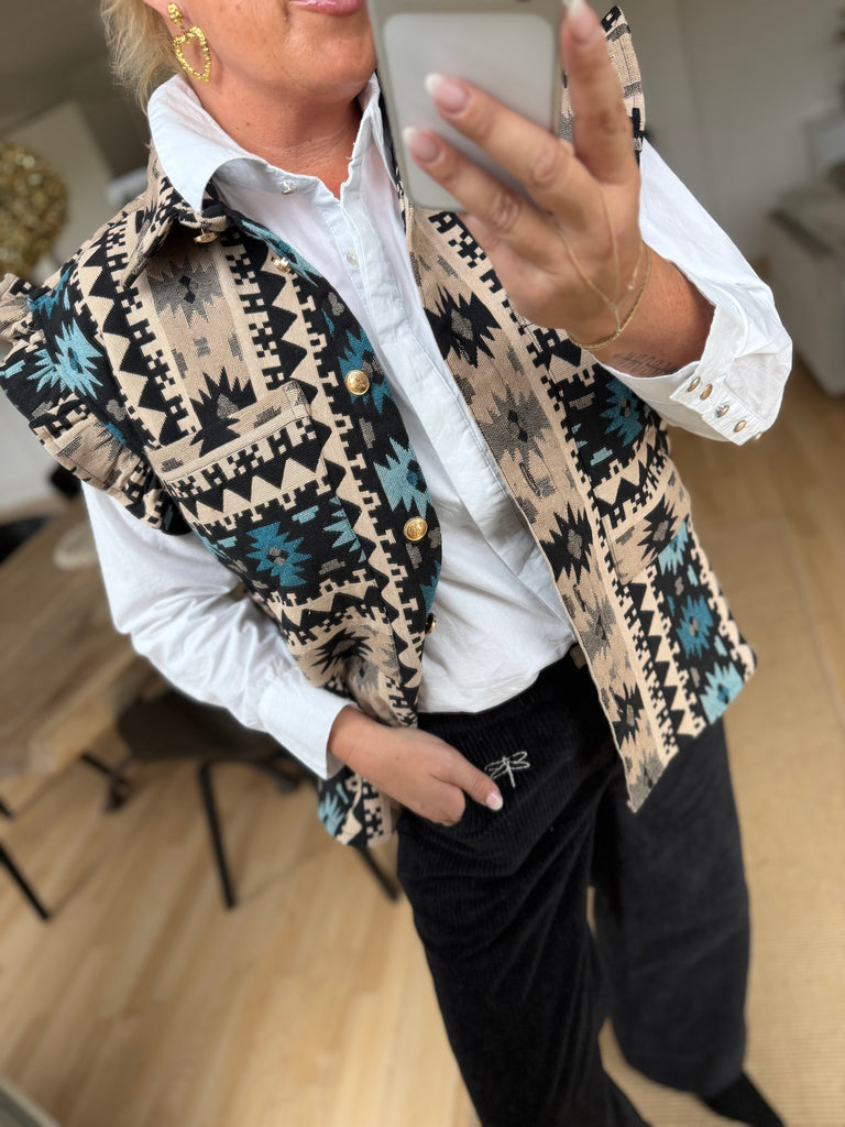 Gaspar 2510314 Toronto waistcoat blue