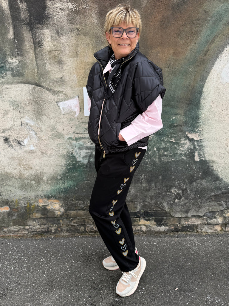 By Engbork heart pants black