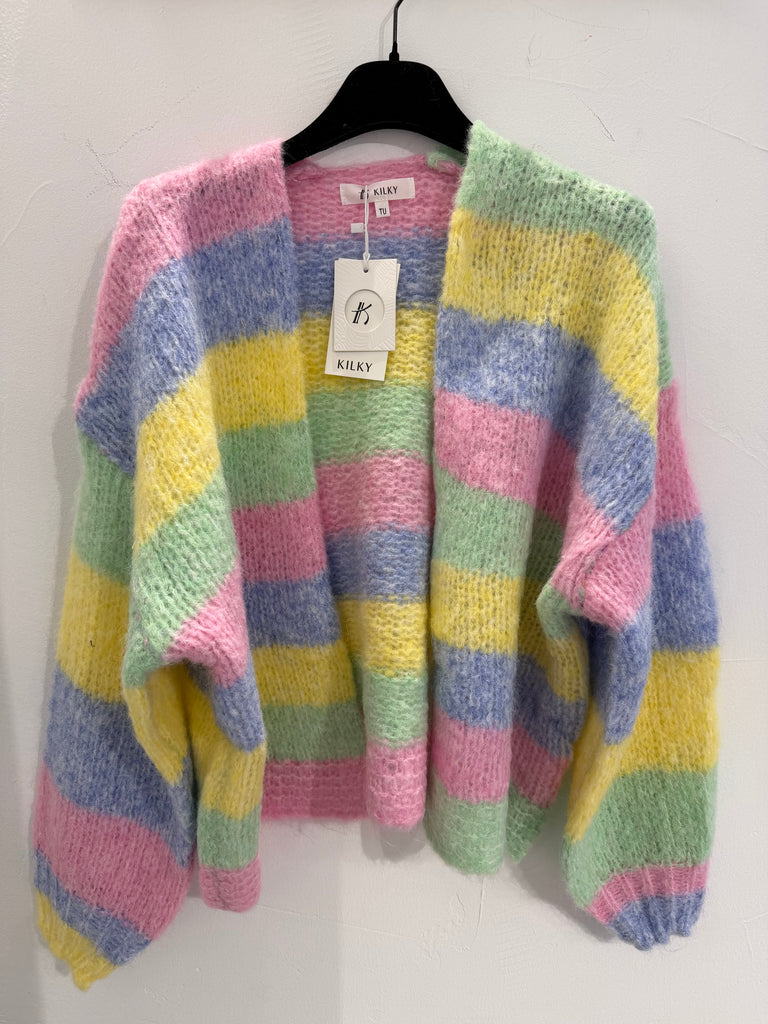 By Engbork Lady cardigan stribe