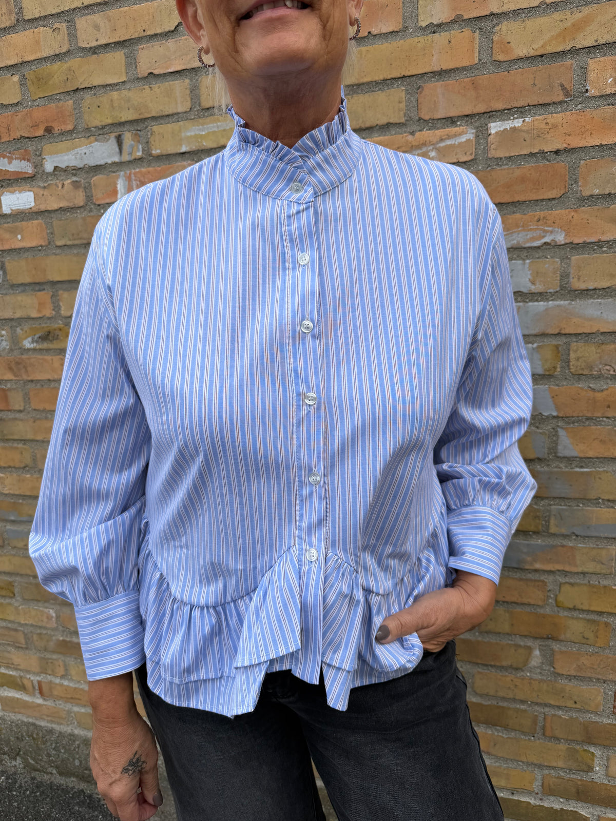 Boho Love B1440 Shirt stripes blue