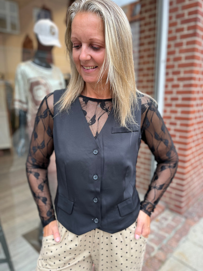 LECOCO 34241 Smilla vest black