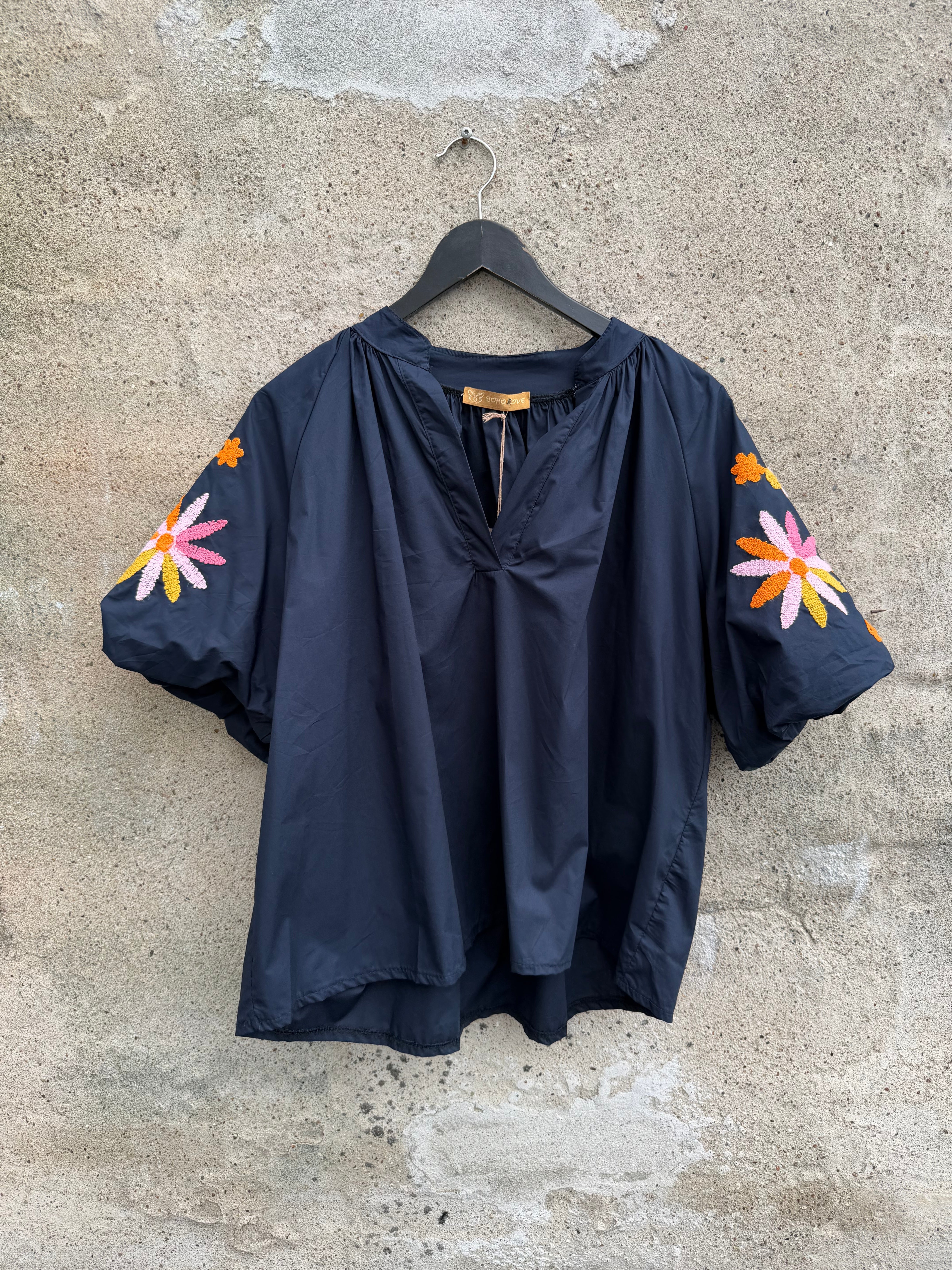 Boho Love B1403 blouse navy