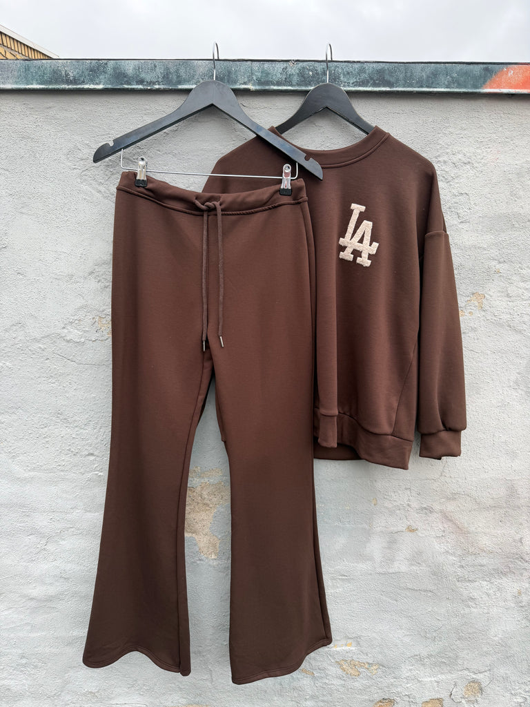 By Engbork  LA sweat bluse + buks brown