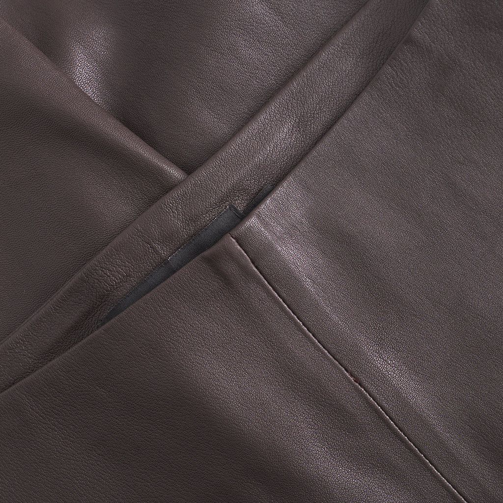 Depeche 50180 Aya HW leggings leather chocolate