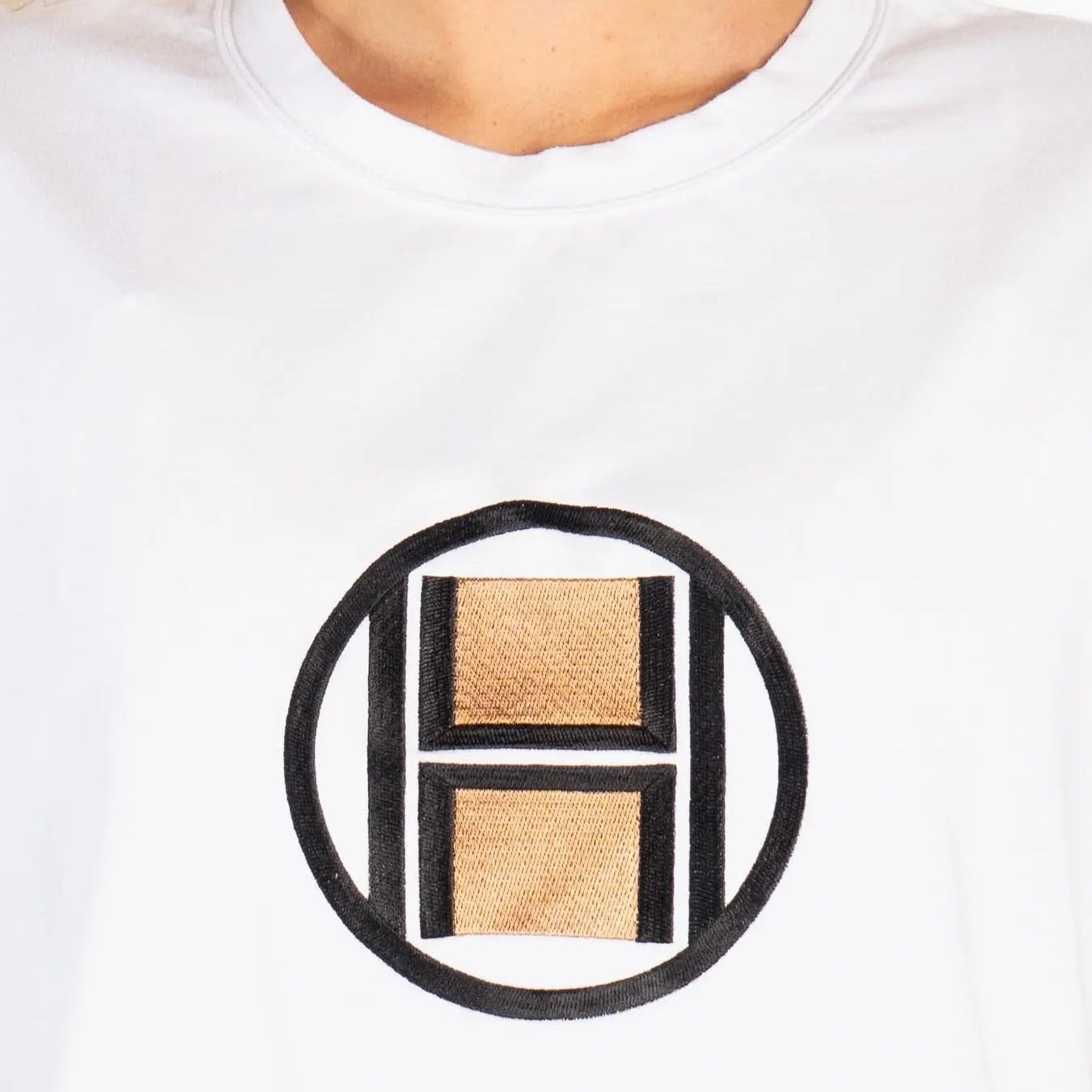 HÈST 1010170510 LOGO T-shirt white