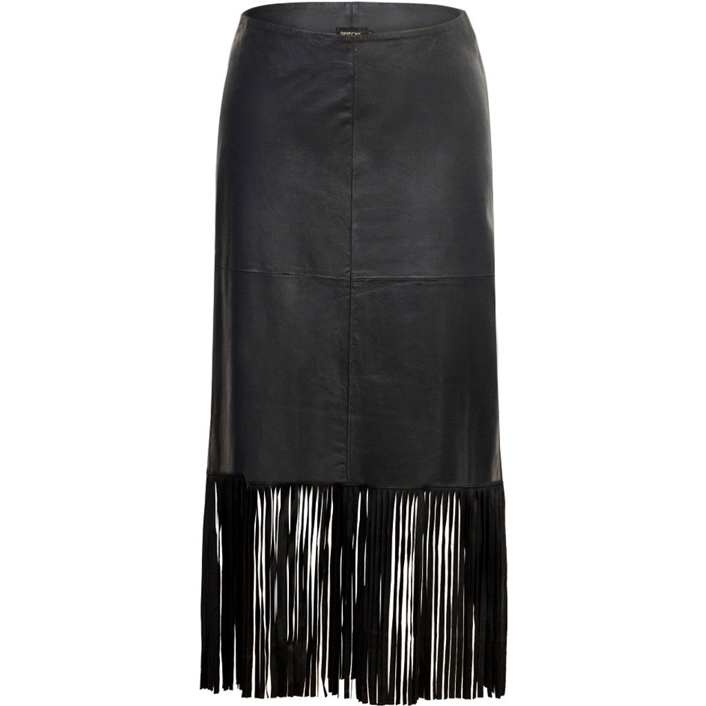 Depeche 51518 Safina skirt fringes black