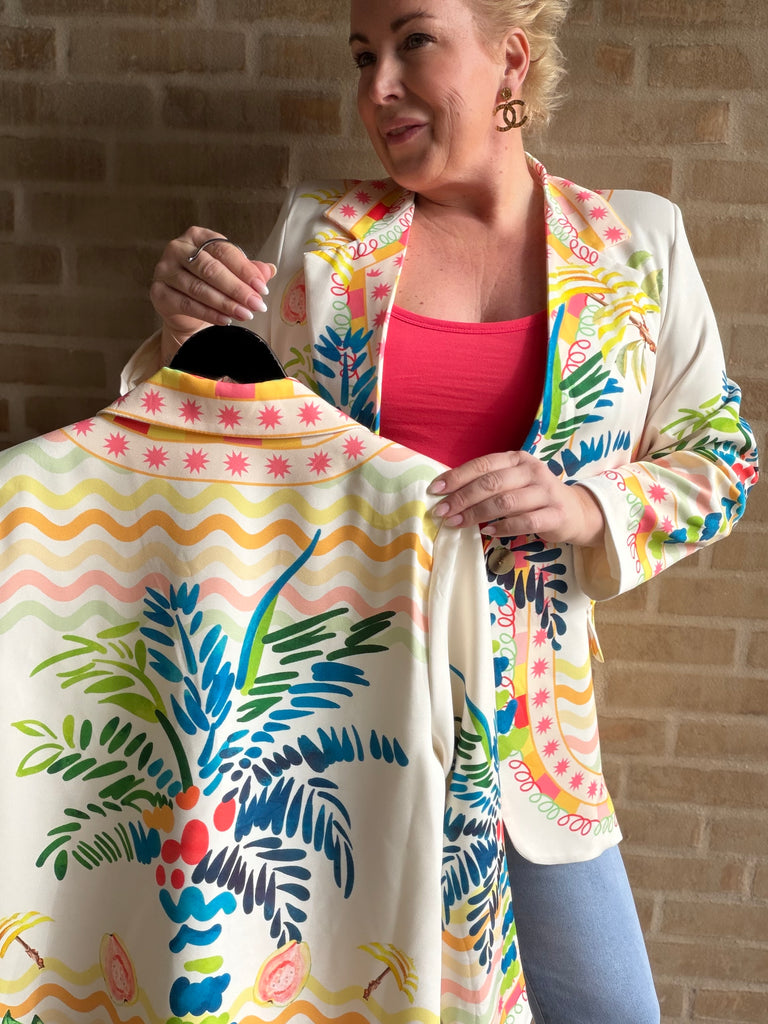 By Engbork Lemona blazer cream