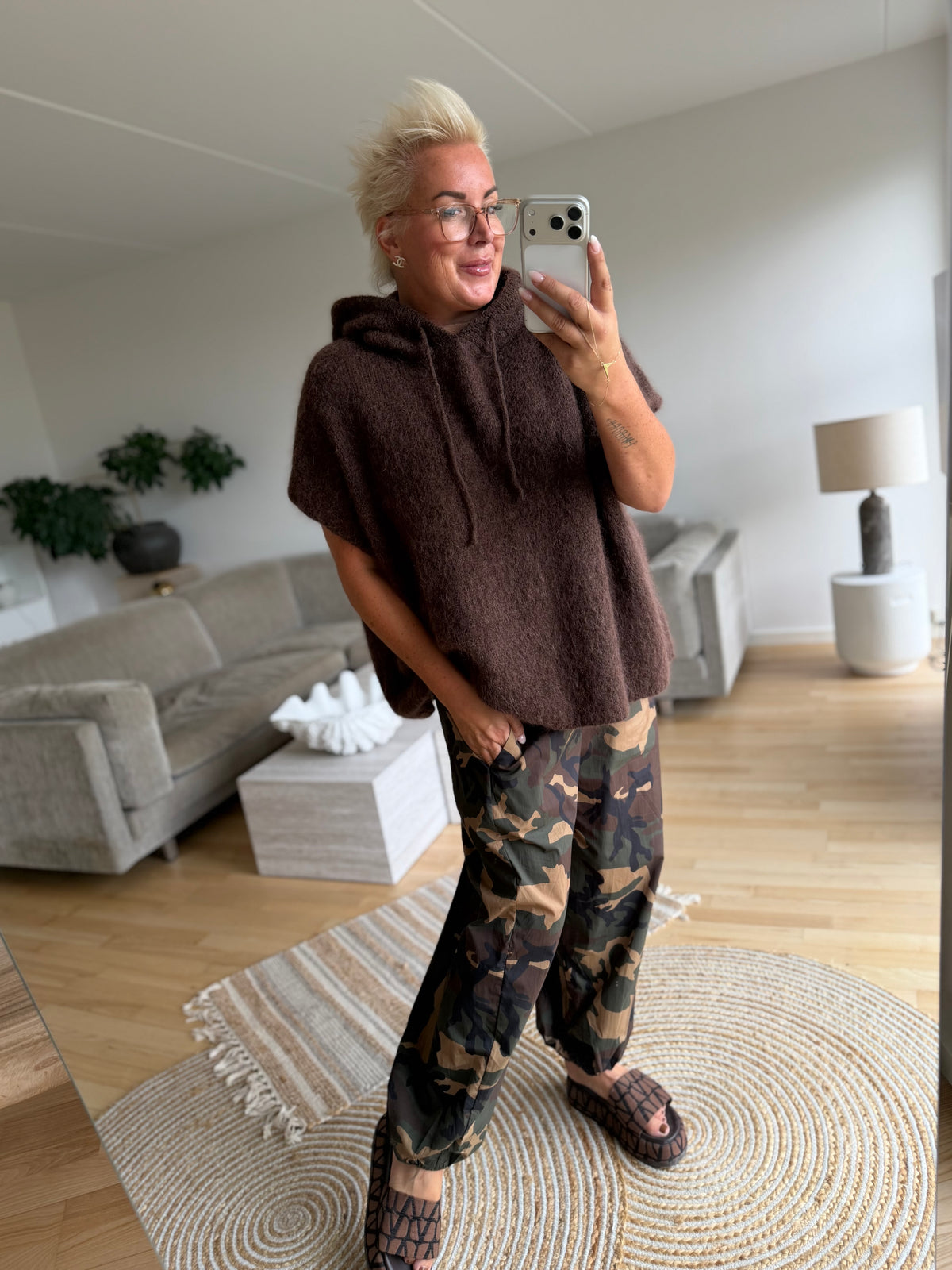Boho Love B1404 Balloon pants army camo