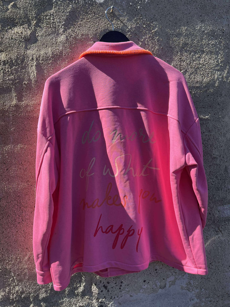 Boho Love b1275 happy cardigan pink