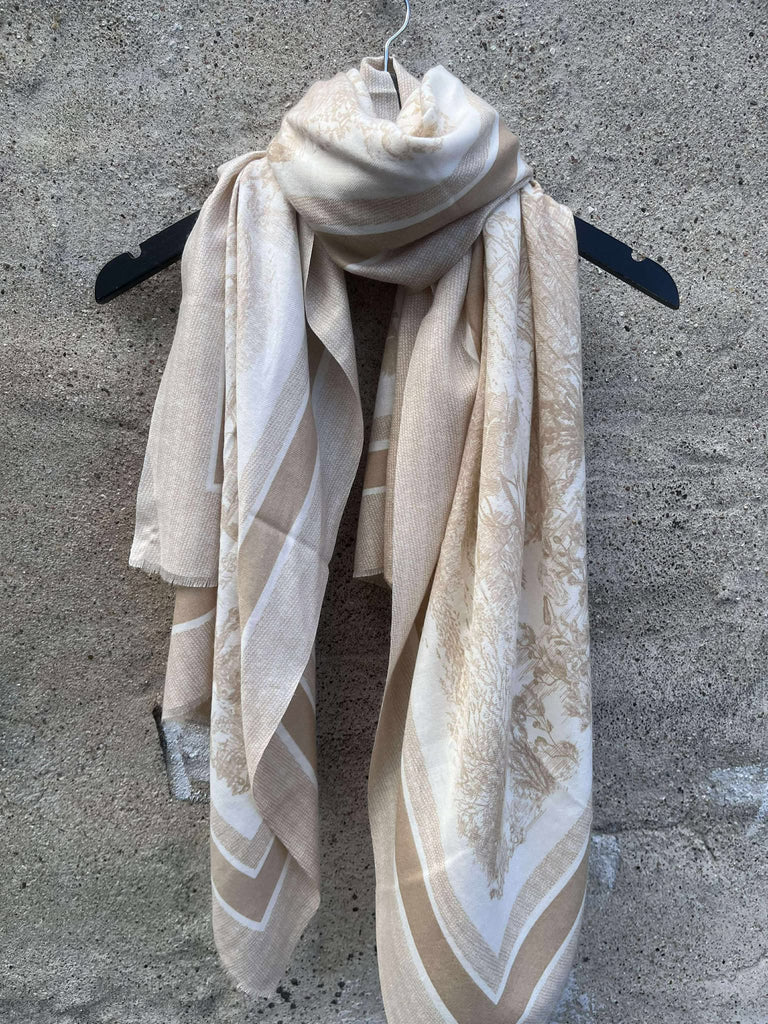 By Engbork avoir tørklæde sand