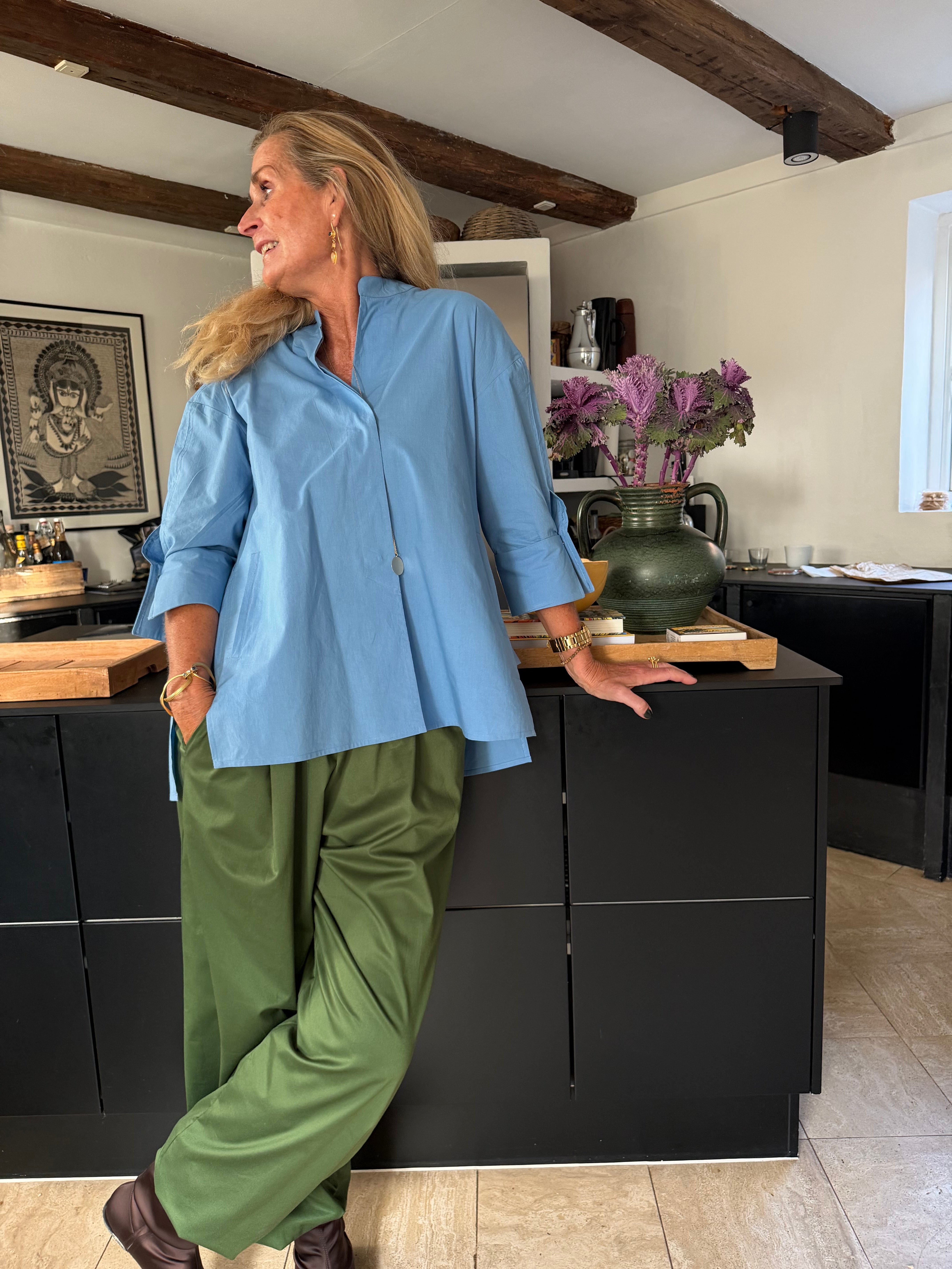 WAUW Bella ballon pants green