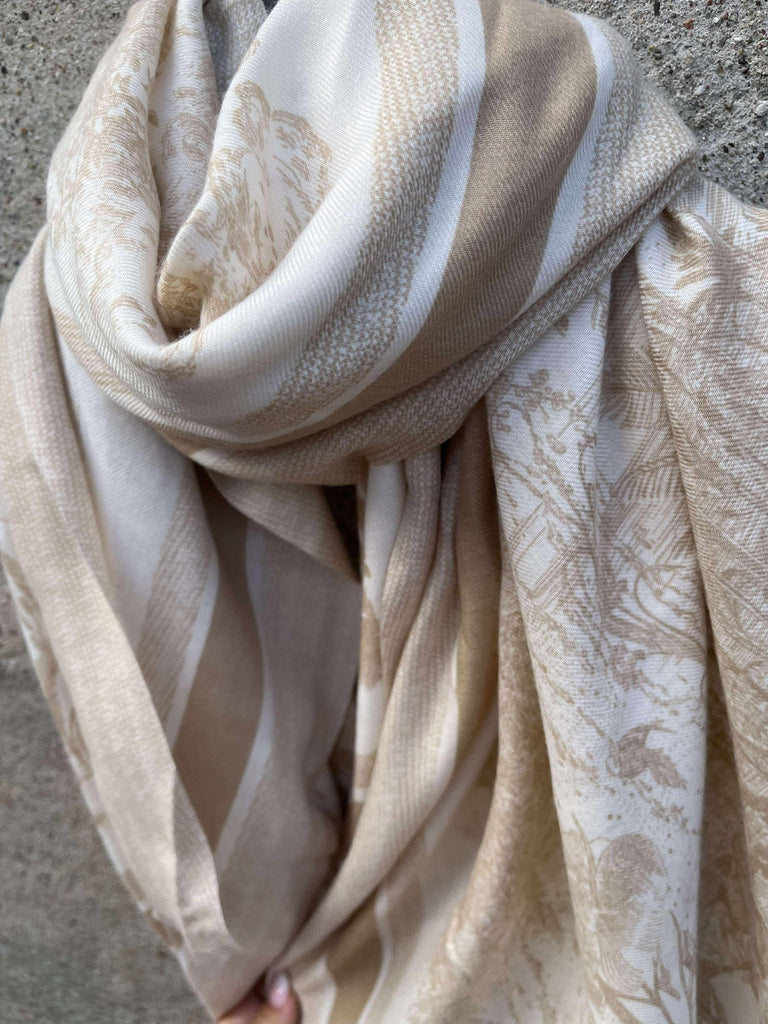 By Engbork avoir tørklæde sand