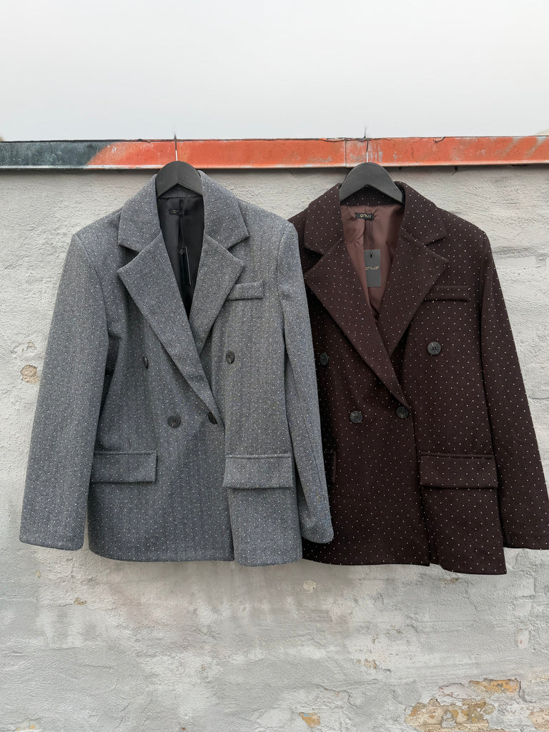 Qnuz 9232 blazer bling choco