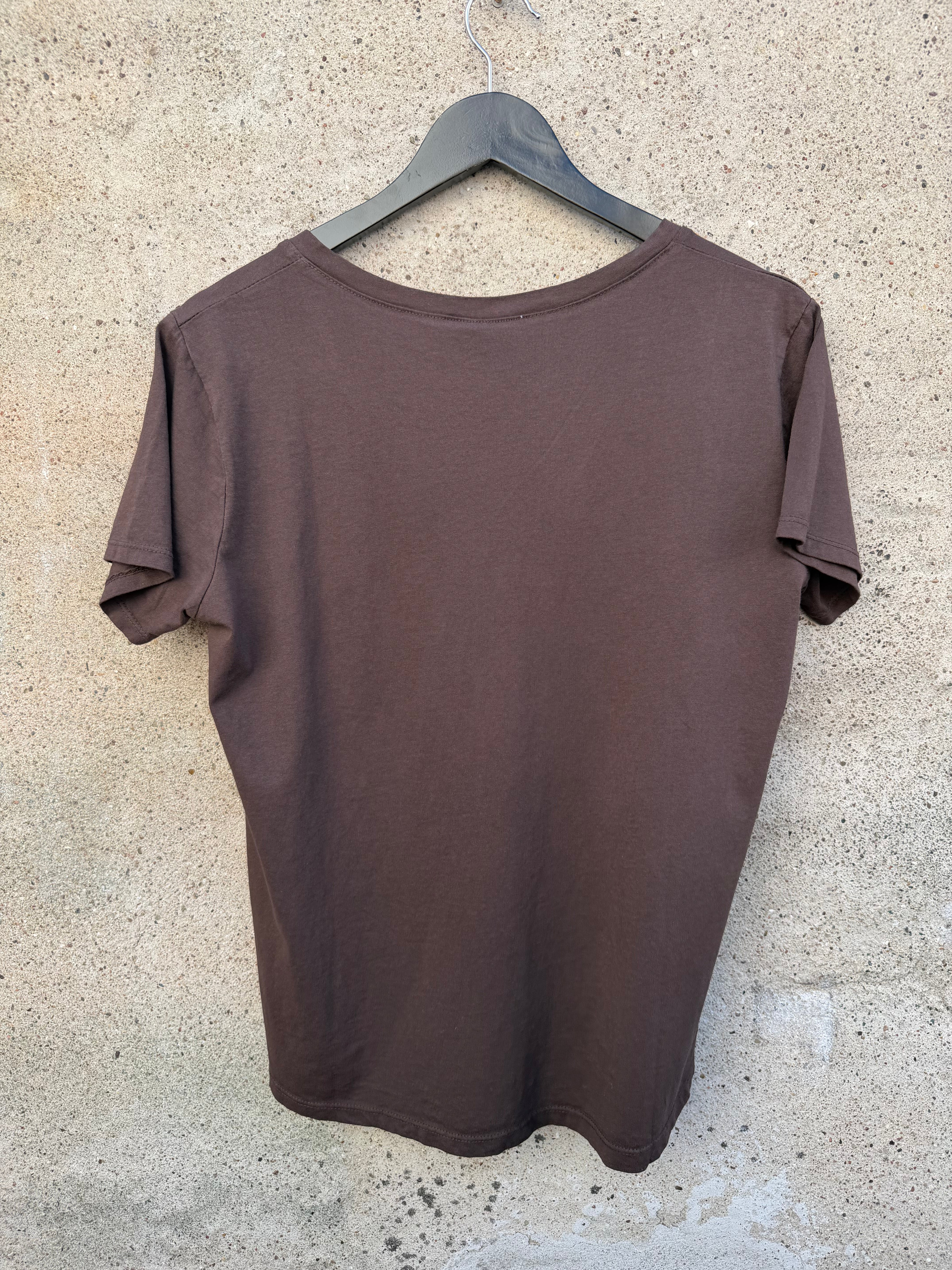 Champagne T-shirt gold brown