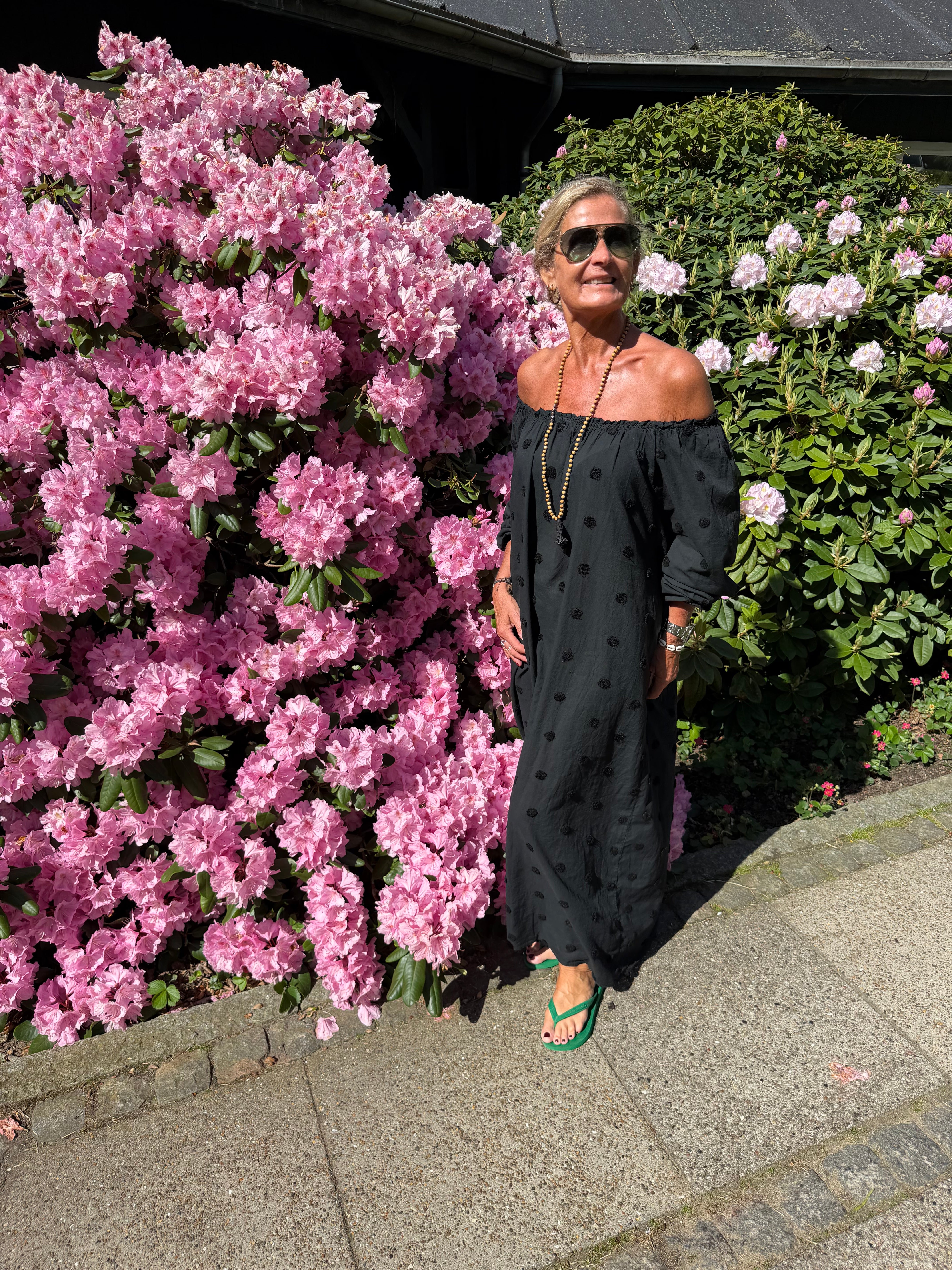 CABANA Living 3808-01 Dot dress black