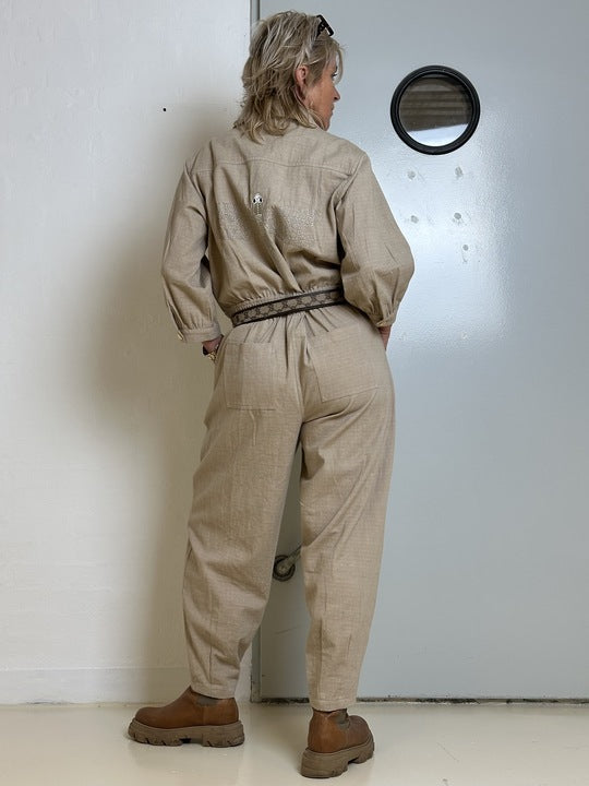 Gaspar 2510907 Belize jumpsuit sand