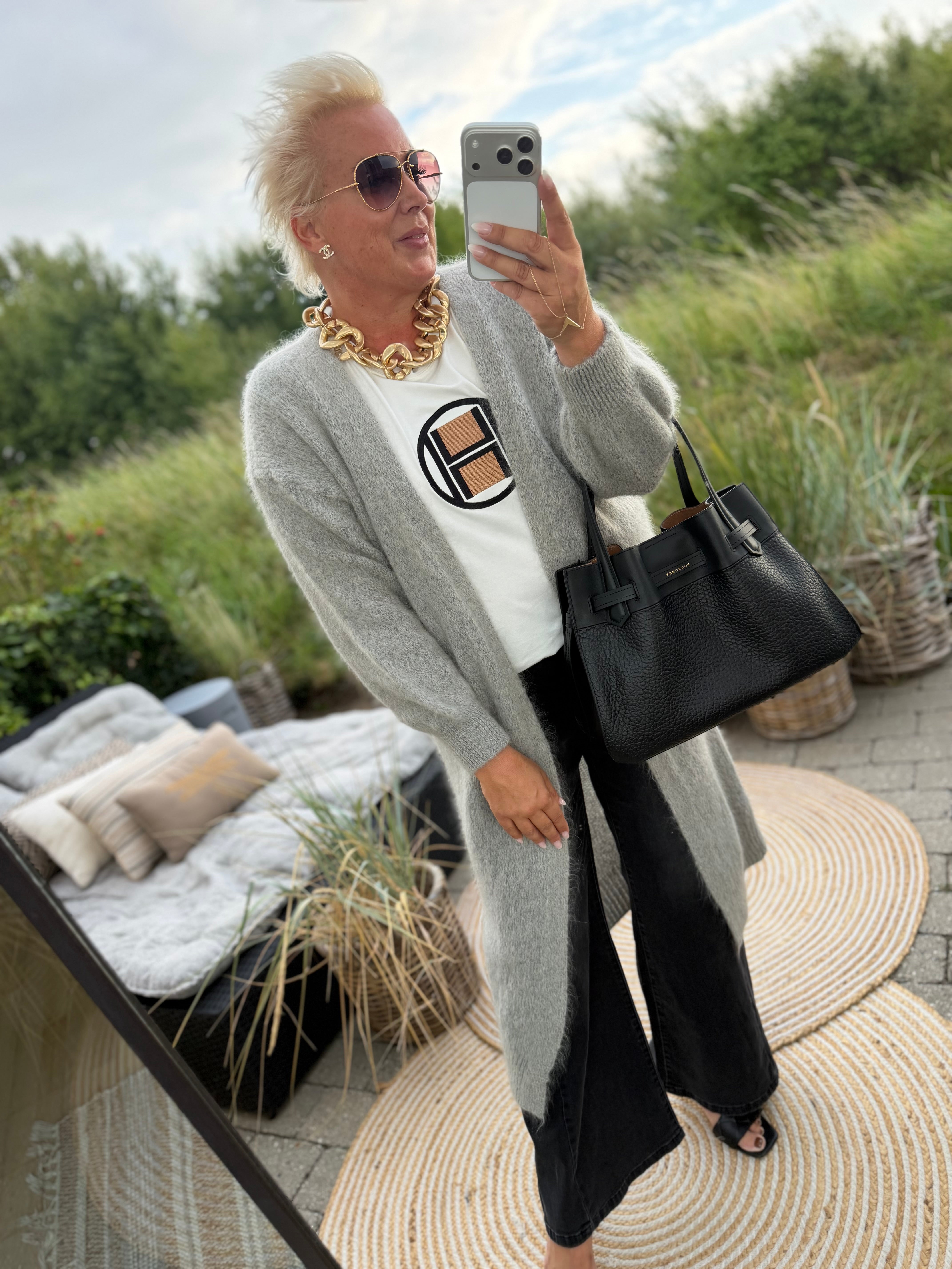 CABANA Living Lucy cardigan 8819 grey