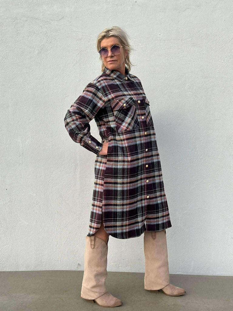 Gaspar 2510340 Aston skjorte brushed multi