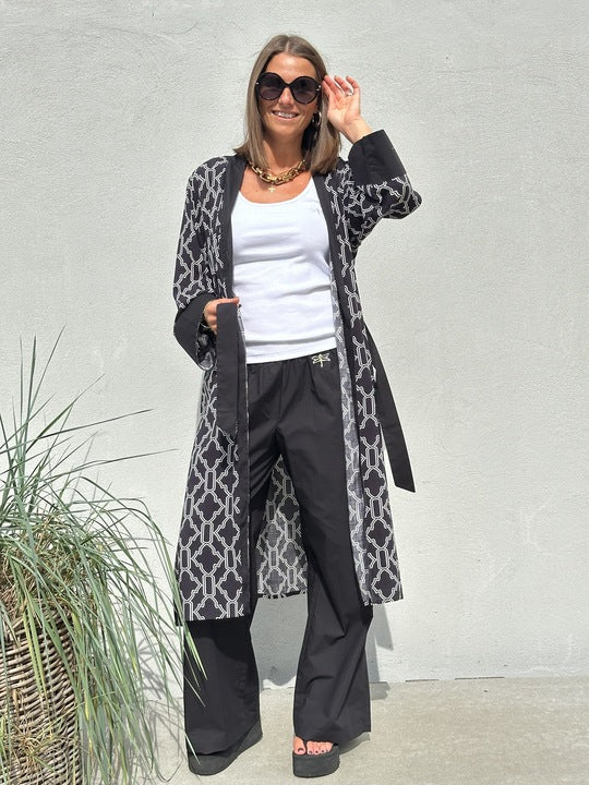 Gaspar 2601501 Yolo kimono black