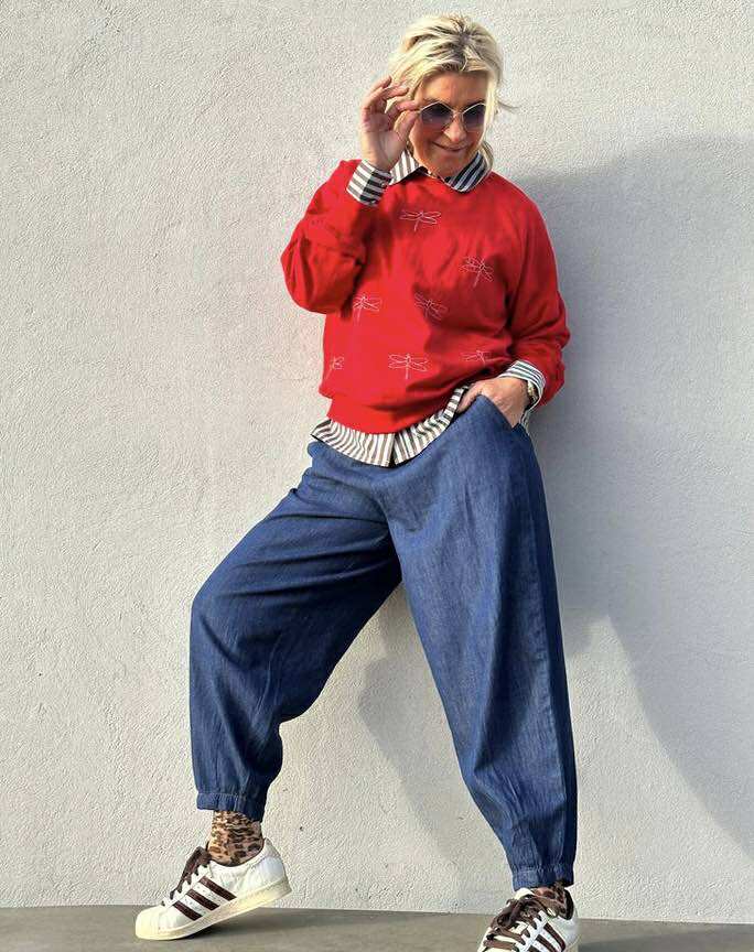 Gaspar 2510324 Fanø sweatshirt red