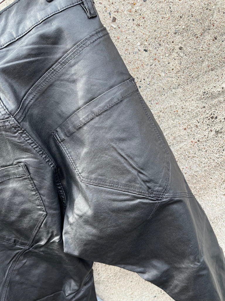 Qnuz 9140 coated jeans black