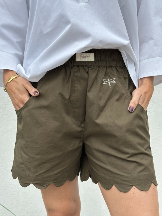 Gaspar 2601904 Honolulu shorts poplin olive green
