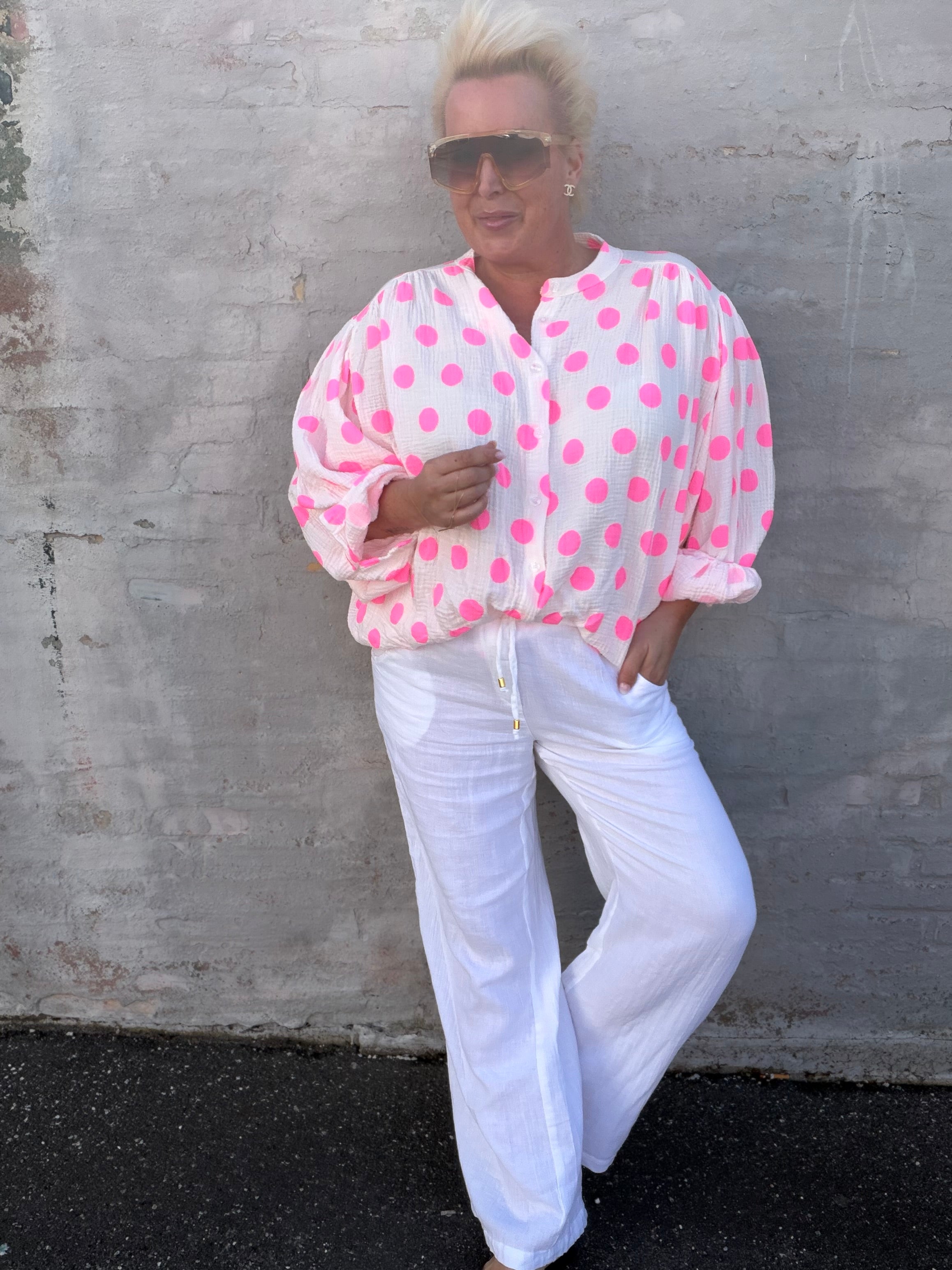 Boho Love B1359 Bomb shirt dot pink