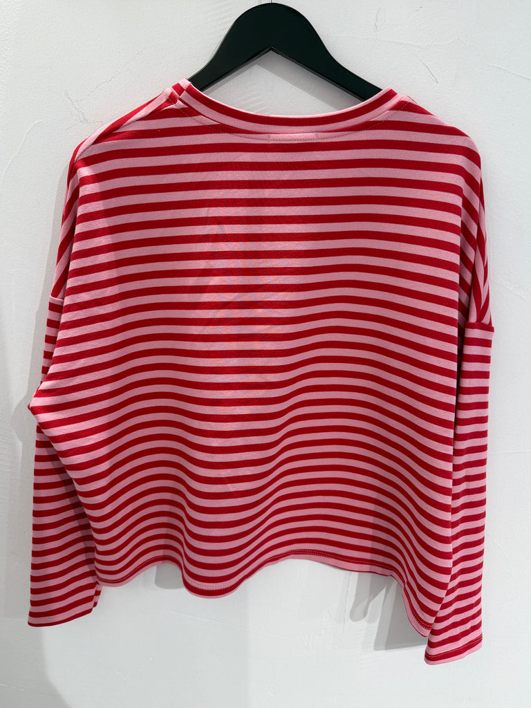 By Engbork Bella blouse small stripe pink