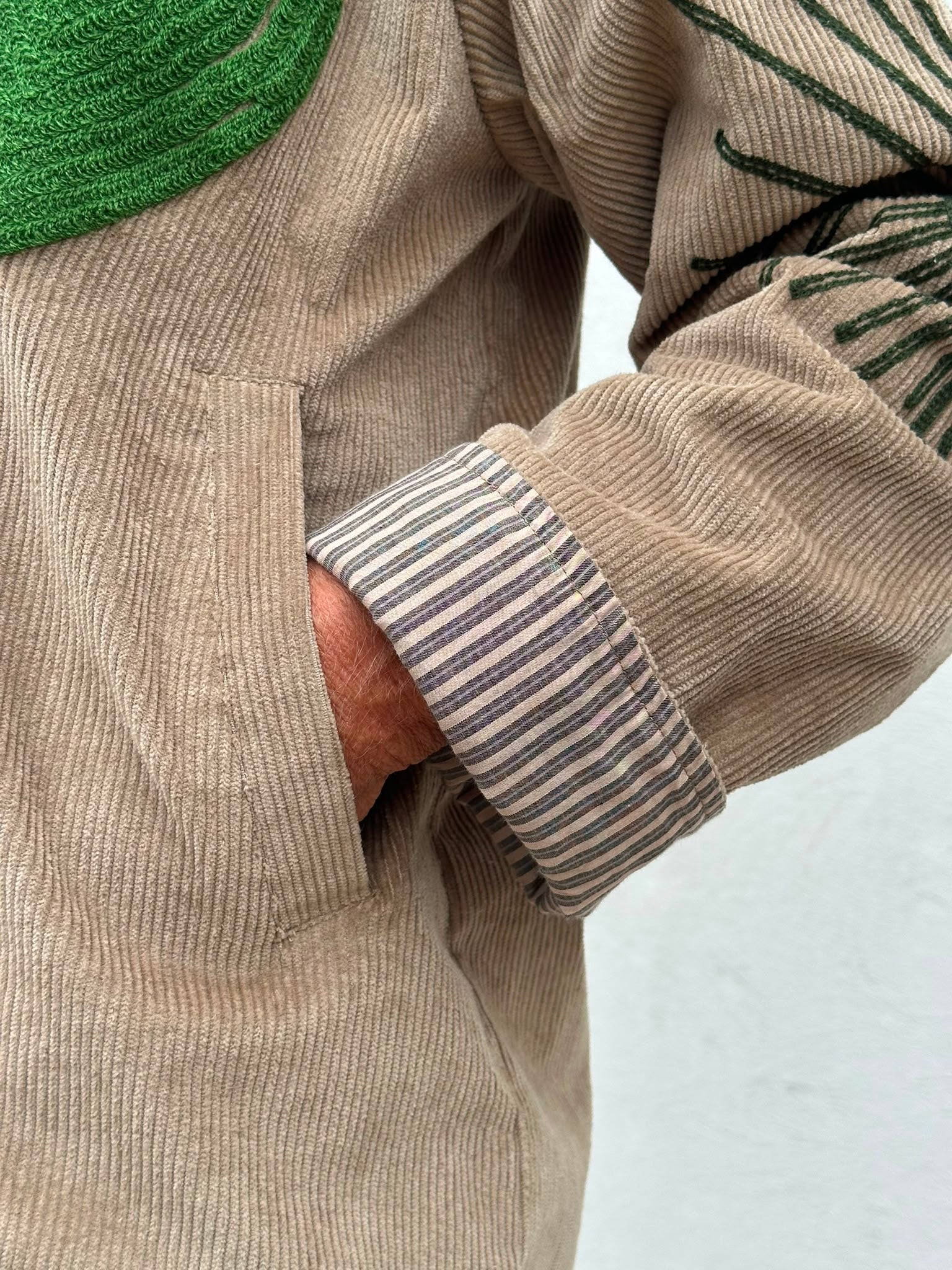 Gaspar 2607506 Nuuk corduroy jacket dark sand
