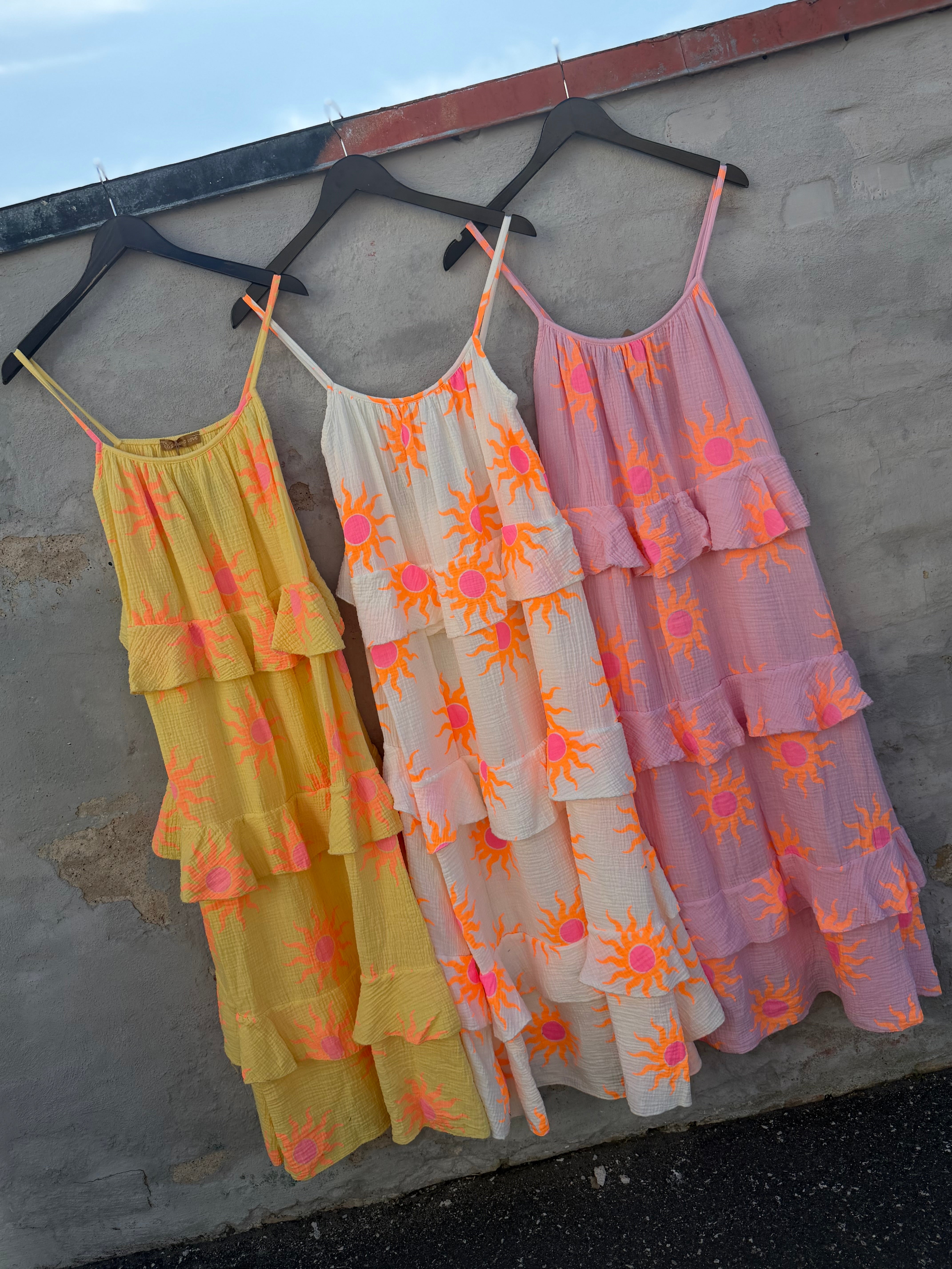 Boho Love B1364 dress strap sun pink