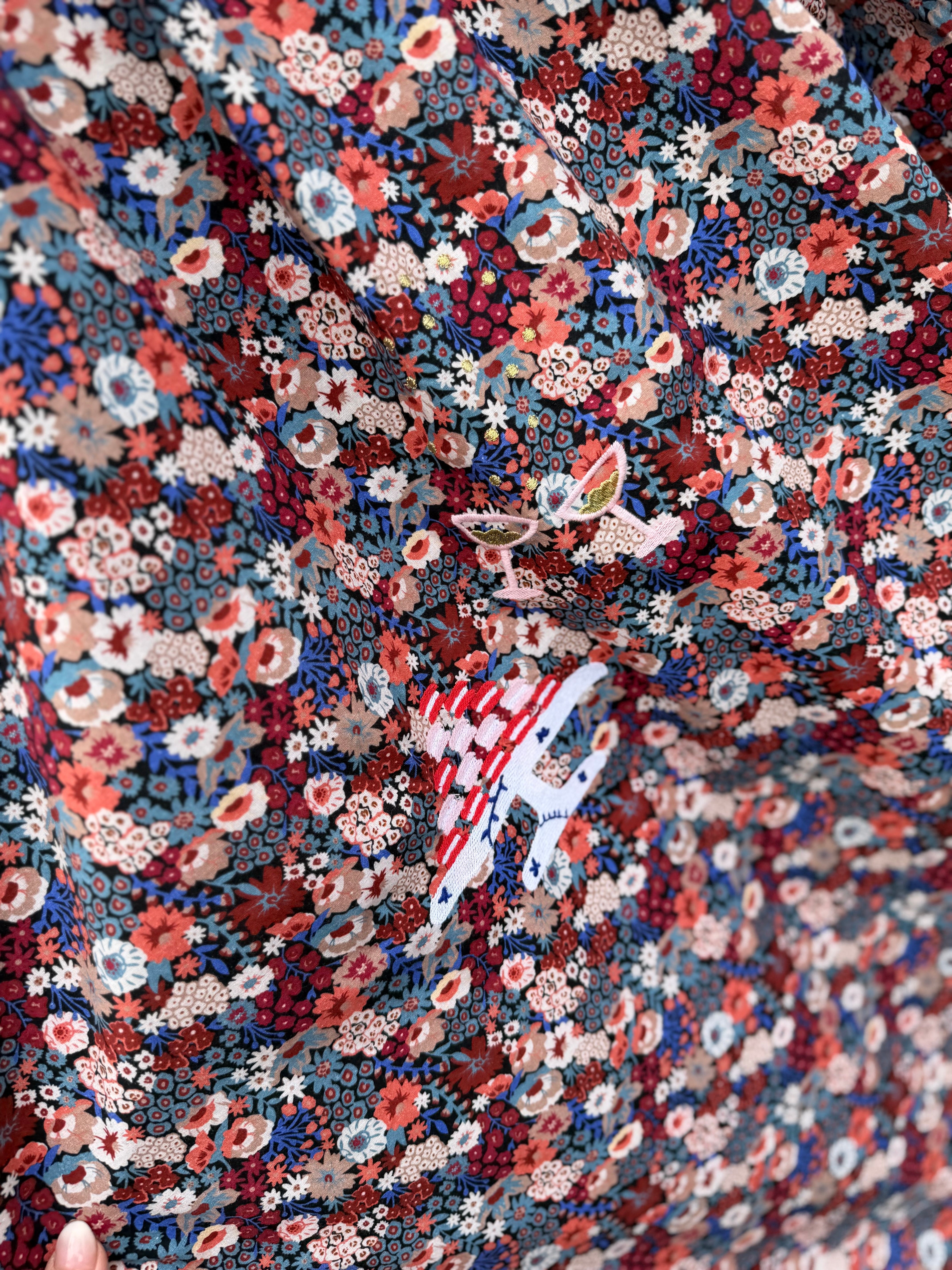 WAUW The Champagne dress flower