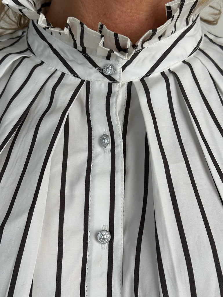 Gaspar 2601307 Himalaya stripe shirt white
