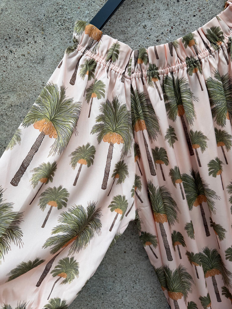 Design By Laerke Elisabeth long dress nude palm