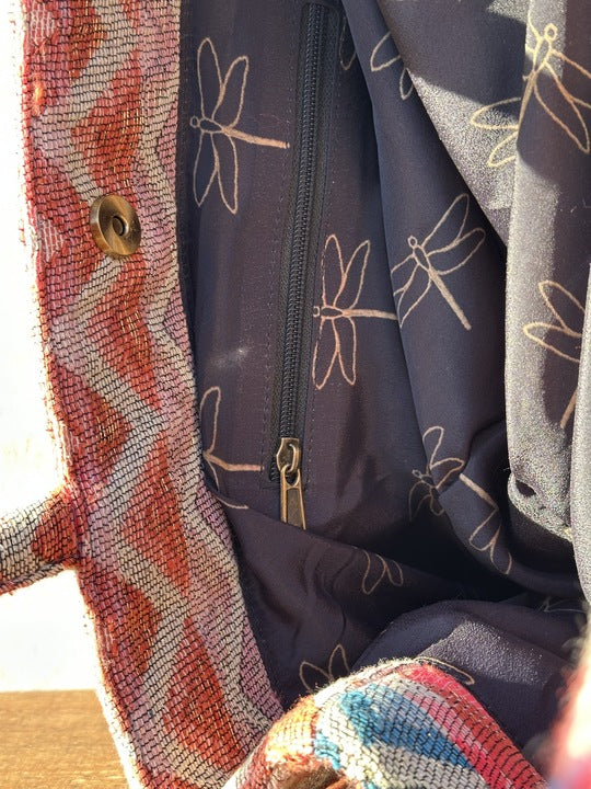 Gaspar 2601104 Tote bag jacquard pink