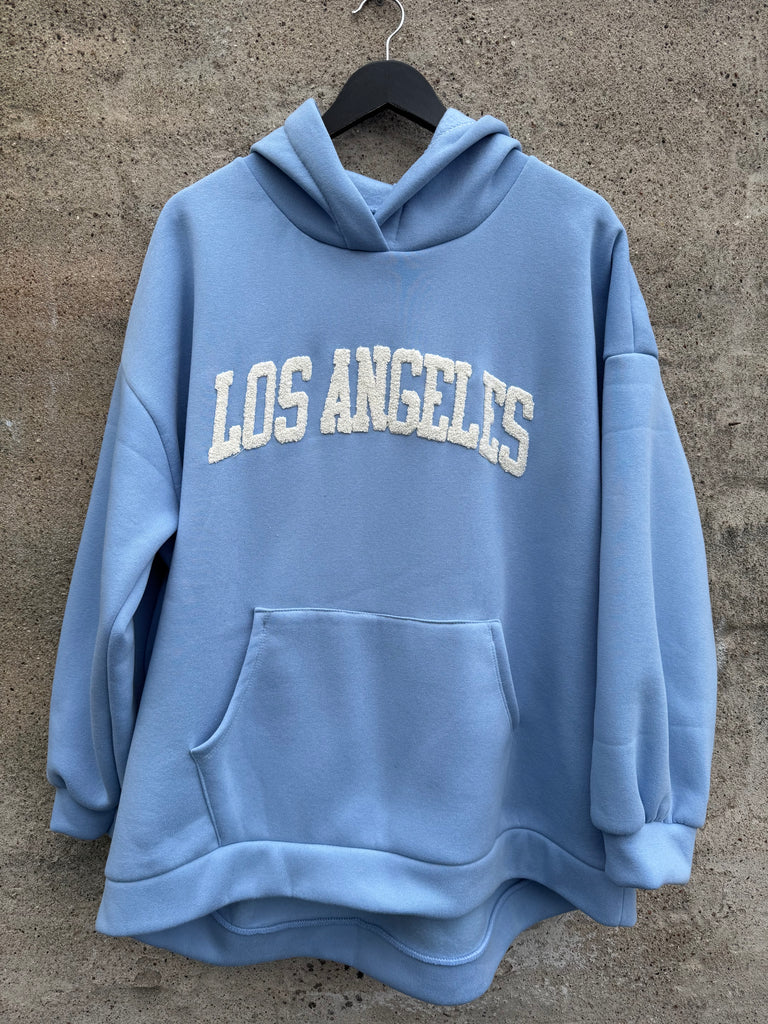 By Engbork LOS ANGELES hoodie light blue