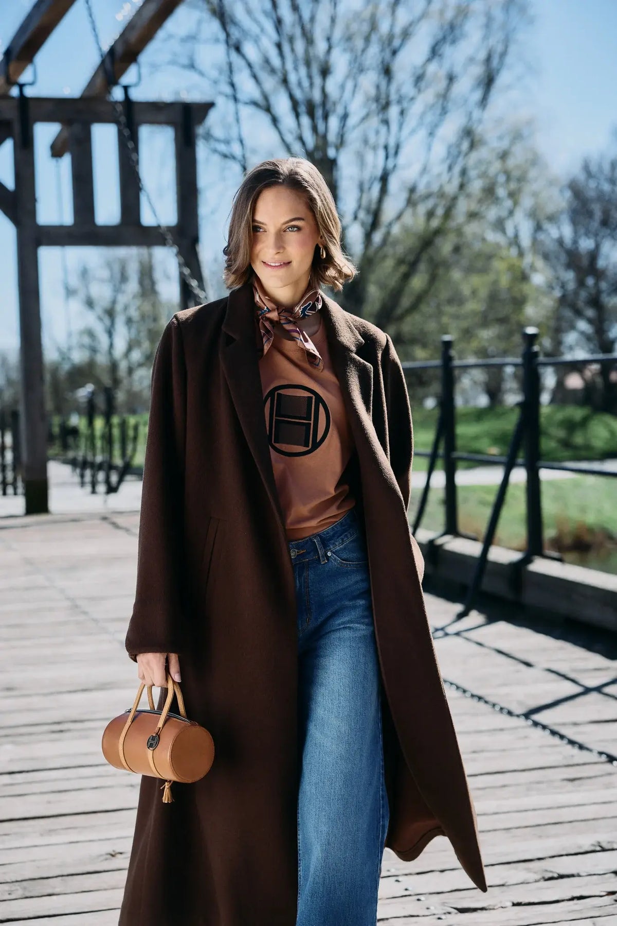 HÈST 2630200711 Matea coat brown