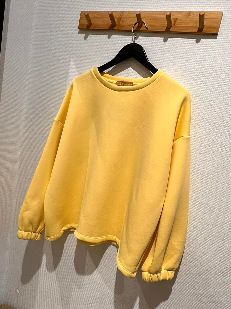 Boho Love B1339 HAPPY sweat yellow