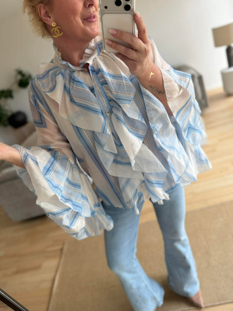 By Engbork Giselle shirt blue