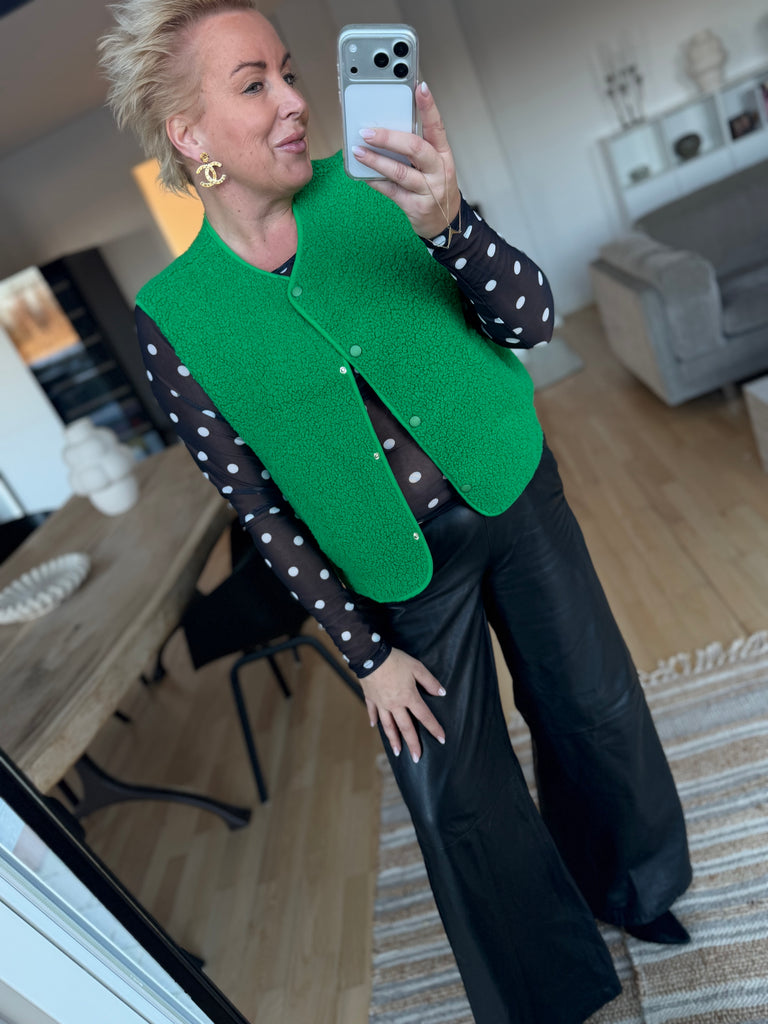 Depeche 51332 Mia loose pants leather black