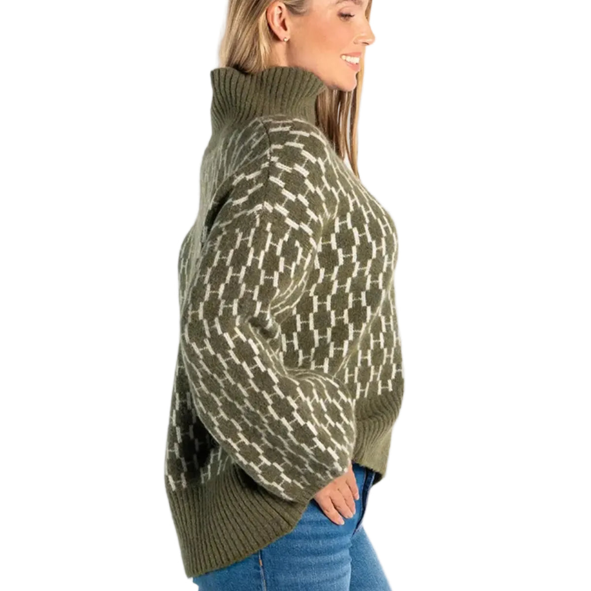 HÈST 2630120854 FAM sweater new pattern winter moss
