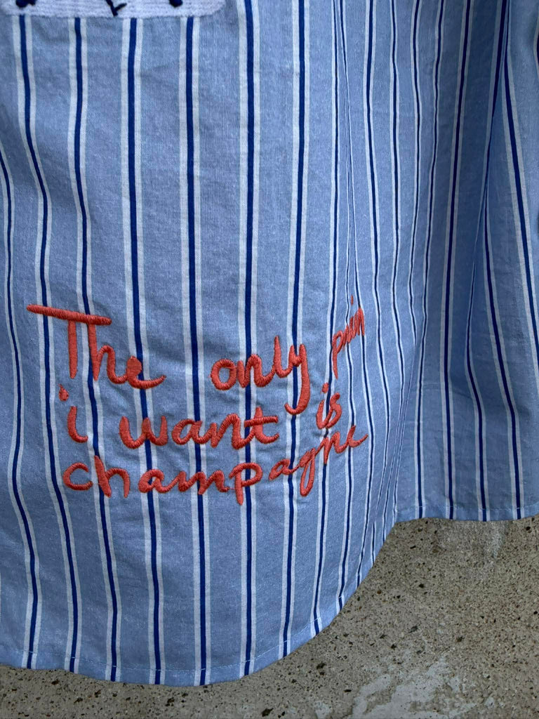 WAUW The Champagne shirt stripe